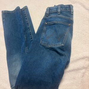 Blue Denim Wrangler Jeans